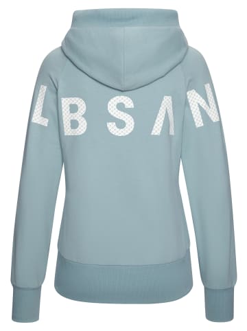 ELBSAND Kapuzensweatjacke in aquamarine