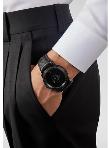 Versace Analoguhr für Herren in Schwarz