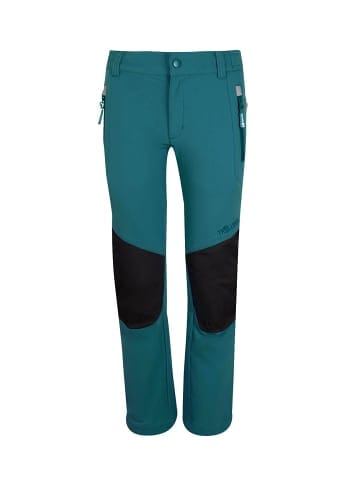 Trollkids Softshell-Hose "Lysefjord" in Teal-Grün