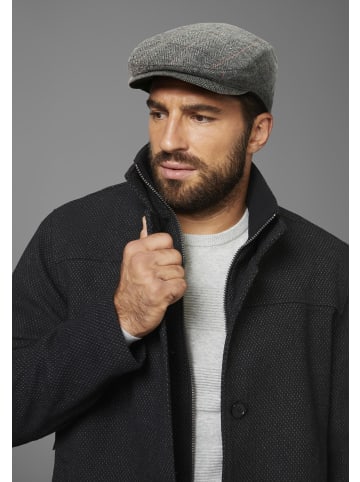 Man's World Schiebermütze in grau-schwarz