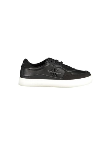 Calvin Klein Schwarze Polyurethan-Sneaker