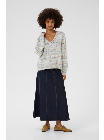 CULTURE Strickpullover CUmarble Relaxed fit in Grey/Blue Mix