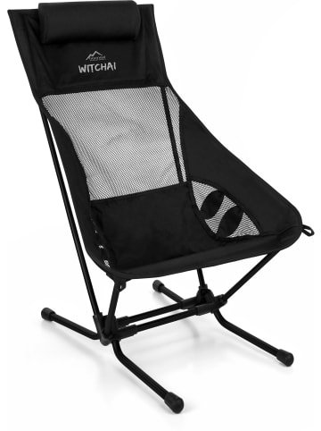 Normani Outdoor Sports Campingstuhl Witchai in Schwarz