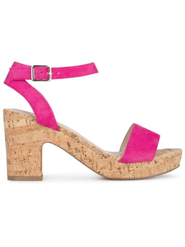 POSH by Poelman Sandale "SUVI" in Fuchsia rosa