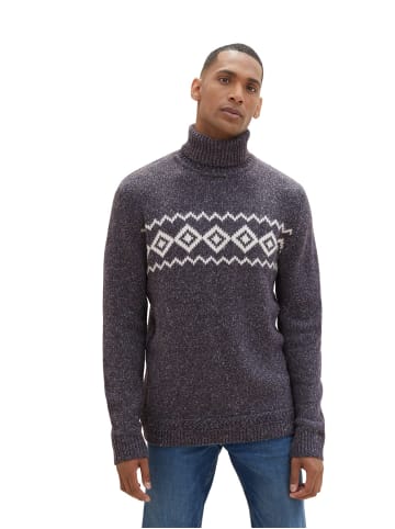 Tom Tailor Pullover NEP TURTLENECK in Blau