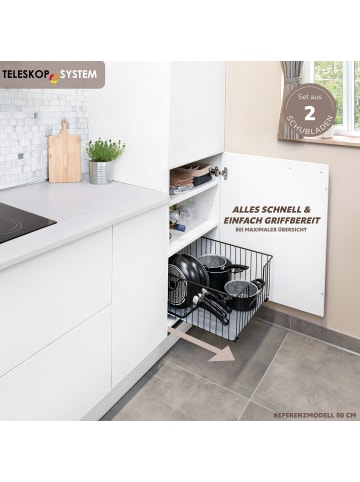 bremermann Schrank-Korbauszug ca. 40 x 23 x 50,5 cm (B/H/T)