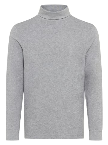 Bruno Banani Rollkragenshirt in dunkel grau meliert