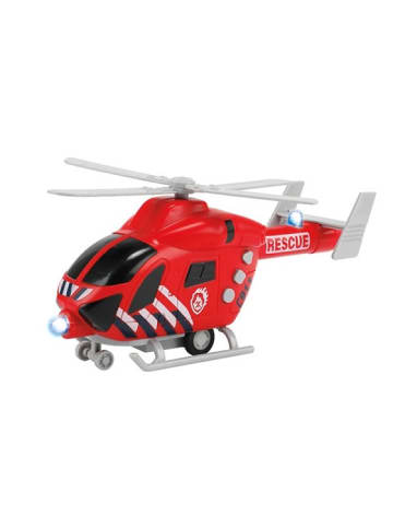 Toi-Toys Feuerwehr - Hubschrauber Rescue mit Licht und Sound, Helicopter 4 Jahre