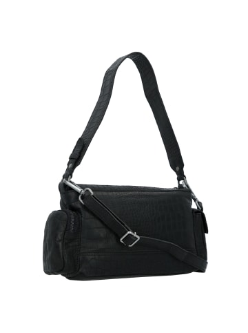 Cowboysbag Hawley Glam Schultertasche Leder 25 cm in croco black