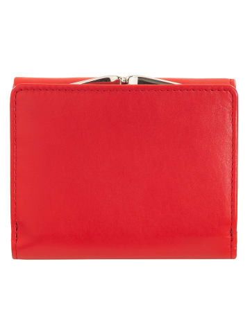 DuDu Corsica Geldbörse RFID Schutz Leder 11 cm in flame red