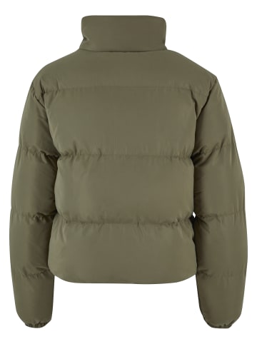 Urban Classics Urban Classics Damen Ladies Short Peached Puffer Jacket in tiniolive