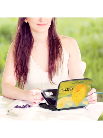 Mr. & Mrs. Panda Bleistiftetui Beste Freunde Zitrone Design mit ... in Weiß