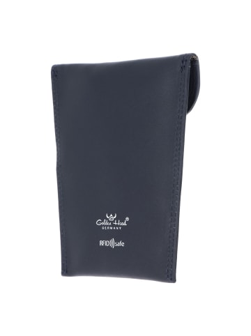 Golden Head Polo Schlüsseletui RFID Leder 8 cm marineblau
