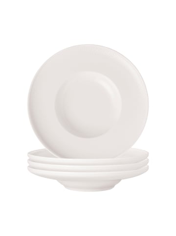 Villeroy & Boch 4er Set Pastateller Afina in ø 29 cm in weiß