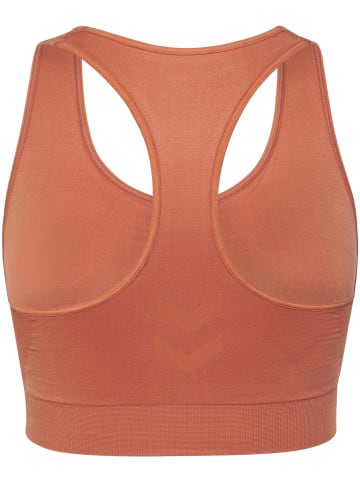 Hummel Hummel T-Shirt Hmltif Yoga Damen Dehnbarem Schnelltrocknend Nahtlosen in APRICOT BRANDY