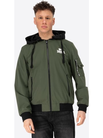 Lonsdale Jacke "Shalford Jacke Mit Kapuze Schmale Passform" in Grün