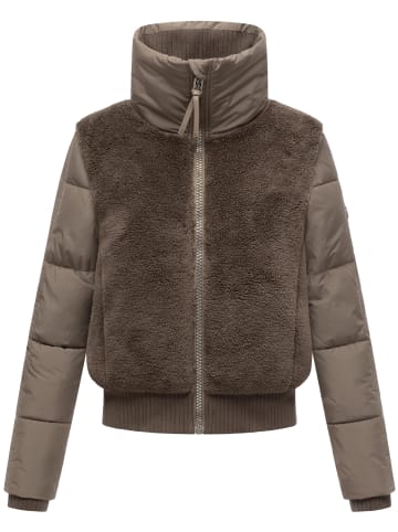 Navahoo Fleecejacke Teddyzone 14 in Stone Brown