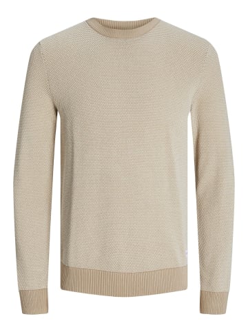 Jack & Jones Strickpullover in Oatmeal