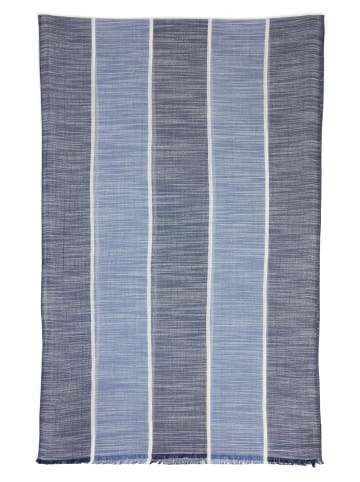 Nils Sundström Schal in blau marine - 0001