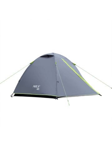 COFI 1453 Nils 3-Personen Campingzelt – leicht & wetterfest mit Moskitonetz in Grau