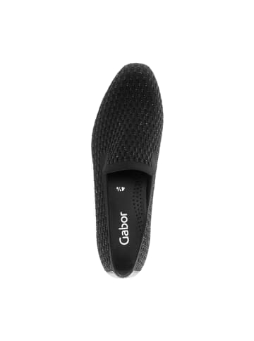 Gabor Klassische Slipper in Schwarz