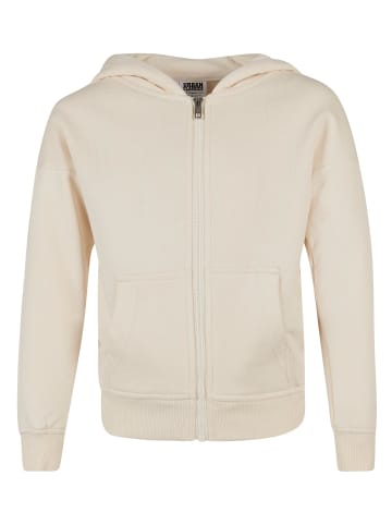 Urban Classics Zip-Kapuzenpullover in whitesand