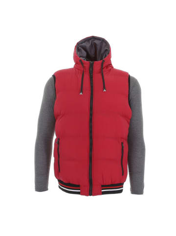 Ital-Design Jacke in Rot und Grau