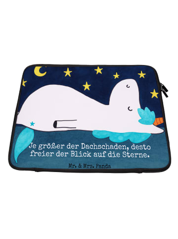 Mr. & Mrs. Panda Laptop Tasche Einhorn Sternenhimmel Design mit ... in Weiß
