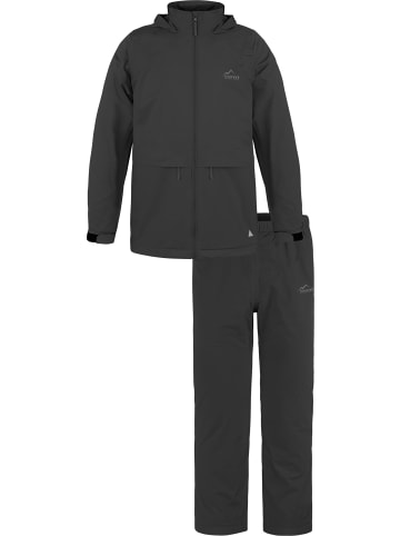 Normani Outdoor Sports Kinder Regenanzug Regenjacke und Regenhose in Grau