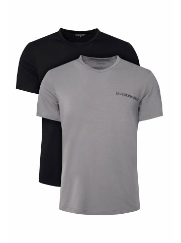 Armani Rundhals T-Shirt für Damen in grau