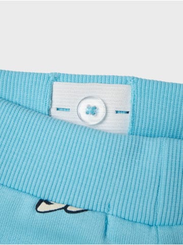 name it Shorts 2er-Set elastischer Bund Kordelzug in Grün-Blau