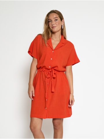 Peppercorn Kleid in Hot Coral