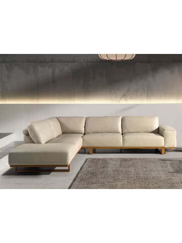 Angel Cerdá Ecksofa 6204 in Sandfarbe / Honig