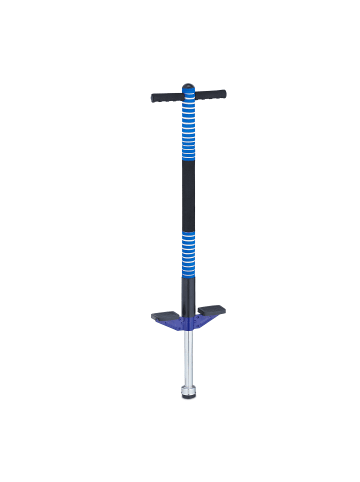 relaxdays Pogo Stick in Blau/ Schwarz - bis 35 kg