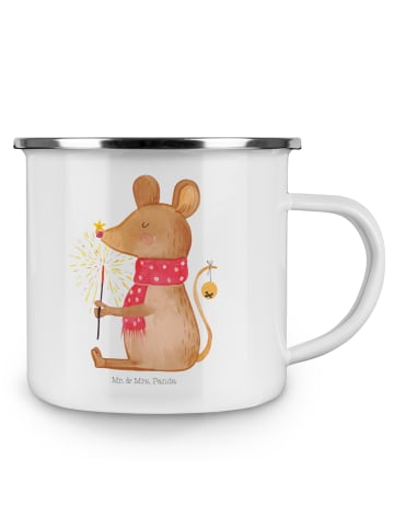 Mr. & Mrs. Panda Becher Maus Weihnachten ohne Spruch in Weiß