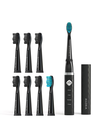 Ailoria FLASH TRAVEL USB-Schallzahnbürste in schwarz