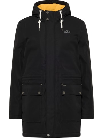 ICEBOUND Herren Winterparka in Schwarz