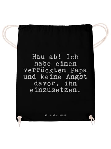 Mr. & Mrs. Panda Sportbeutel Hau ab! Ich habe... mit Spruch in Schwarz