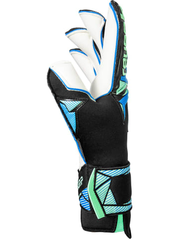 Reusch Torwarthandschuhe Attrakt RE:GRIP Evolution in 7272 black/ocean light
