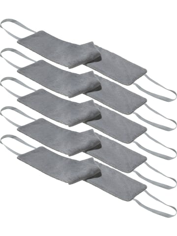 Erwin Müller Frottier Waschgurt 5er-Pack in grau