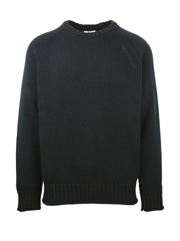 Carlo Colucci Rundhalspullover Fucci in Black