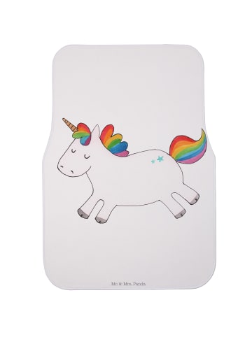 Mr. & Mrs. Panda Automatte Einhorn Happy ohne Spruch in Weiß