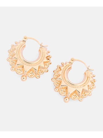 Vanlere Creolen aus 375 Gelbgold
