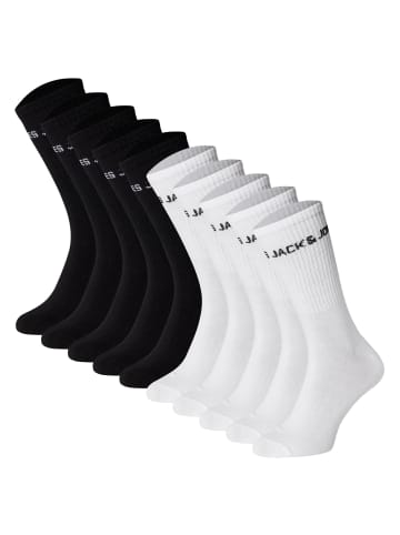 Jack & Jones Socken 10er Pack in Schwarz / Weiß