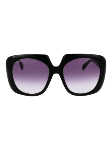 Max Mara Frauen Sonnenbrille Rund Schwarz