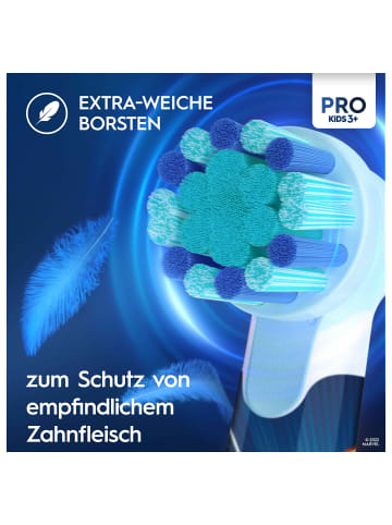 Oral-B Elektr. Kinderzahnbürste "Vitality Pro Kids Spiderman" + 8 Aufsteckbürsten