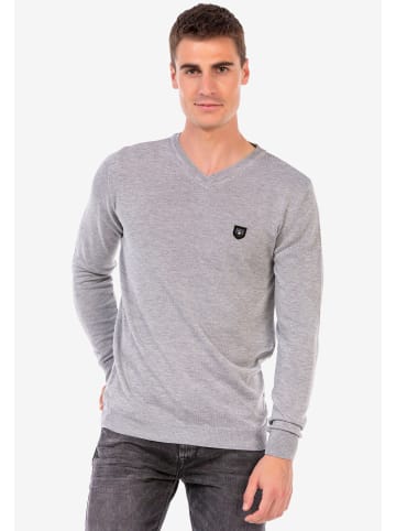 Cipo & Baxx Pullover in LIGHTGREY