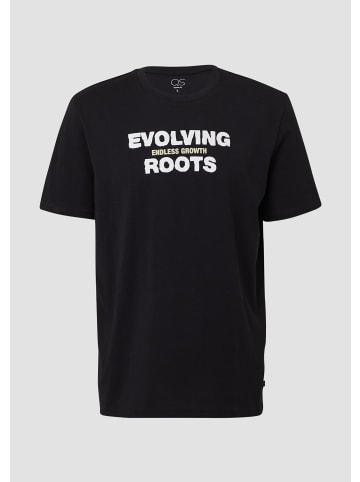 QS T-Shirt in 99D1_schwarz