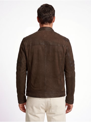 Nils Sundström Lederjacke Anton in braun