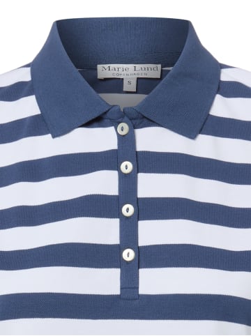 Marie Lund Shirt in weiß indigo - 0001